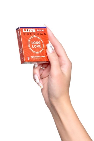Презервативы с анестетиком (продлевающие) LUXE ROYAL Long Love