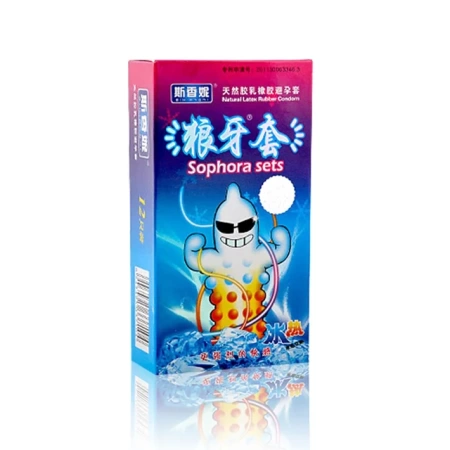 Презервативы Sophora Sets с точечным рельефом 12 шт.
