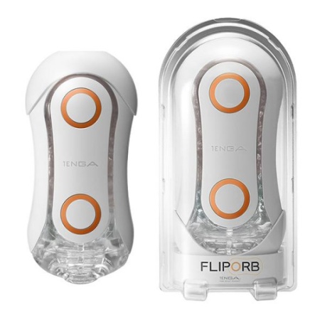 Tenga Flip ORB Orange Crush - инновационный мастурбатор с шариками