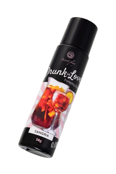 Съедобный массажный гель для сосков и интимных зон Secret Play - вкус сангрии