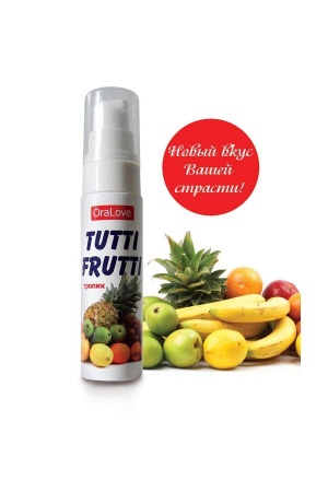 Съедобная смазка Tutti-Frutti - Тропик