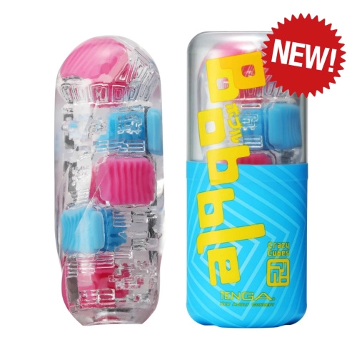 Tenga Bobble Crazy Cubes – мастурбатор с интенсивным рельефом