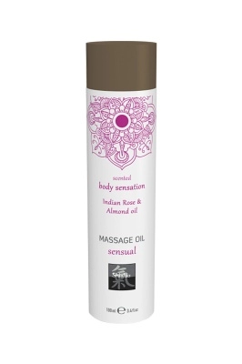 Массажное ароматическое масло для тела Sensual - аромат индийской розы и миндаля