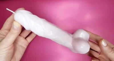 Ароматическая свеча член "Он" (18 см)