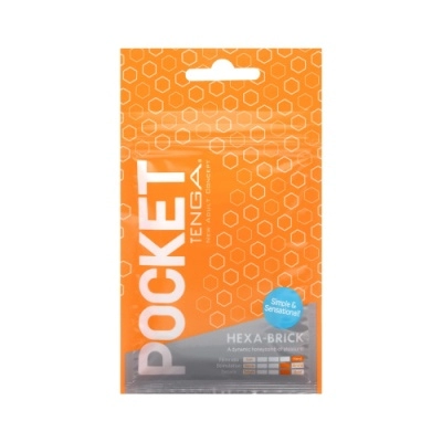 Tenga Pocket Hexa Brick - карманный мастурбатор для мужчин